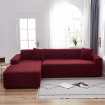 Stretch diivani kate Moodne minimalistlik t&auml;iskattega &uuml;hev&auml;rvilisest riidest diivani katter&auml;tik T&auml;iskattega libisemiskindel diivani kate 90~140CM