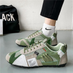 Meeste jalatsid vabaaja spordialad Four Seasons mokassiinid Trend Disainitud isikup&auml;ra N&ouml;&ouml;ritavad nahast tossud Mugavad hingavad 44 armee roheline v&auml;rv