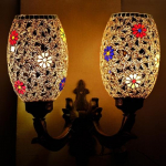 Seinalamp, mitmev&auml;rviline, kuulikujuline(AC, klaas)