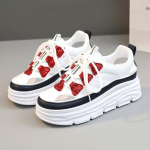 Uued hingavad naistejalatsid suvised trendikad &otilde;&otilde;nsad paksu sisetald k&otilde;rgendatud vabaajajalatsid Mood naistejalatsid Tudeng 39 punane