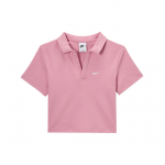 Nike Sportswear Essentials Seeria Polo S&auml;rk Naistele Topp Roosa DV7885699 S