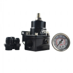 WLR RACING - AN8 high pressure fuel regulator w/ - 8AN 8/8/6 Fuel Pressure Regulator with gauge WLR7855 One Size