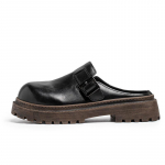 Meeste Kotipea Platvormtossud Trend Kvaliteetne Valik Nahk Paks Tald Meeste Vabaajajalatsid V&auml;ljaspool Tossud Zapatillas Hombre 39 must pruun v&auml;rv