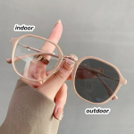 Luksuslikud naiste fotokroomsed l&uuml;hin&auml;gelikkusprillid, mood, trendikad miinusdioptriga prillid, &otilde;ues v&auml;rvimuutvad p&auml;ikeseprillid retsepti alusel 0