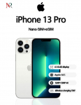 Renoveeritud Apple iPhone 13 Pro nutitelefon Nano-SIM+eSIM-iga 128GB valge