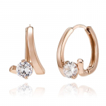 ELLE Ehted 14K Puhta Laine &Uuml;he-Puudutusega K&otilde;rvar&otilde;ngad (Kuldne n&ouml;&ouml;pn&otilde;el) ELGPEE411 Rose gold