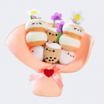 Kawaii Boba Flower Plush m&auml;nguasjakimp mull-tee nukud konserveeritud lilled pluusid s&otilde;brap&auml;eva l&otilde;petamise j&otilde;ulukingid t&uuml;drukule around 35cm