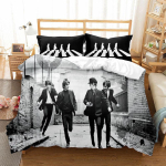 The Beatlesi kolmeosaline 3D digitaaltr&uuml;kiga tekikott ja padjap&uuml;&uuml;r 140 * 210