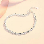 925 Sterling h&otilde;bedane s&uuml;damekujuline k&auml;ev&otilde;ru naistele Retro Korea mitmek&uuml;lgsed tsirkoonist v&otilde;luk&auml;ev&otilde;rud originaalsed peoehted kingitused