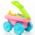 Chariot Molto avec 20 blocs - MOLTO - Rose - Mixte - B&eacute;b&eacute; - Int&eacute;rieur - 12 mois roosa