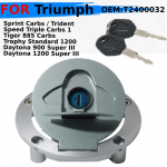 Mootorratta k&uuml;tusepaagi kork Triumph Sprint Triple Carbs Tiger 885 Trophy 1200 Daytona 900 1200 jaoks Victory Vegas Hammer Kingpin jaoks