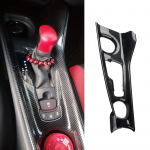 Auto keskpaneeli k&auml;igukangi paneeli viimistlusraam Toyota C-HR CHR IZOA 2018 jaoks K&auml;iguvahetuse dekoratiivne kattekleebis Tarvikud Carbon Fiber Pattern