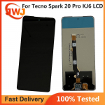 LCD-ekraani ja digiteerija t&auml;ielik koostis Tecno Spark 20 Pro KJ6 jaoks