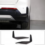 BMW X1 iX1 U11 2024 jaoks ABS s&uuml;sinikkiud/must auto esikaitseraua k&uuml;ljeliistu kate sisekujunduse tarvikud Rear Carbon Fiber