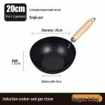 Eelmaitsestatud mini malmist vokk 20cm