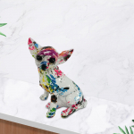 Chihuahua Koera Kuju Stiilseks Kodu Dekooriks Spotted Graffiti