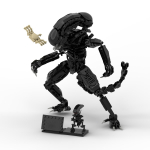 Uus MOC V&otilde;&otilde;rad s&uuml;litav koletis ehitusklotsid Xenomorph tegevuskuju m&auml;nguasjad Parasitoid DIY klotsid Kingitused t&auml;iskasvanutele