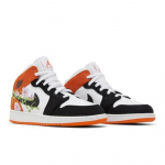 Air Jordan 1 Mid GS Floral DQ8390-100 EU 36.5 valge/must