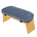 Puidust Meditatsioonipink Ergonoomiline Kokkupandav Meditatsioonitool Padjaga Tugev Kaasaskantav Seiza Palve Jooga P&otilde;lvili Taburet B beebi sinine v&auml;rv