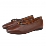 Johnature Ehtne Nahast Madalad Slip-on Kingad Mugavad Pehme Tallaga Naiste Korterkingad 36