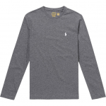 Polo Ralph Lauren Logo Tikitud &Uuml;mmarguse Kaelusega Pikkade Varrukatega T-s&auml;rk Meeste pealisr&otilde;ivad 710826193-011 XXL