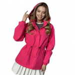 Naiste tuulejope Kerge n&ouml;&ouml;pkinnitusega lukuga kapuutsiga jope V&ouml;&ouml;kohast n&ouml;&ouml;riga reguleeritav Tuulekindel pealisr&otilde;ivas Taskutega reisimiseks, vaba&otilde;huks S roosa punane v&auml;rv