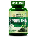 Vlado Himalayan Organics Spirulina 2000 mg kapslid Orgaaniline roheline supertoidulisand igap&auml;evaseks heaolu toetamiseks 60 tk