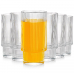 6x Soonilist klaasi jookide, vee ja muude jookide jaoks, Komplekt 320 ml klaase