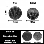 VOLKSWAGENI VW jaoks 2 tk VW Asendus Esiv&otilde;re Embleem Tagaluugi Embleem Logo Dekoratiivne Volkswagen Polo 6 6C 2014-2018 jaoks