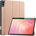 Samsung Tab S11 Ultra &uuml;mbris pliiatsihoidjaga, kolmekordne PU-nahast magnetiline nutikas kate Galaxy Tab S11 Ultra &uuml;mbrisele 14,6 tolli S11 Ultra(14.6 inch) roosa kuldne v&auml;rv