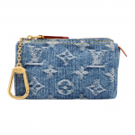 Louis Vuitton Speedy Denim Classic Monogram V&otilde;tmehoidja Naiste aksessuaarid Sinine Kuldne M27604 Box(Basic Set+Box)