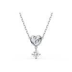 Swarovski Lifelong S&uuml;damekujuline Ripatsiga Kaelakee Naistele Kaelakeed Valge 5517928 Box (Random Color)