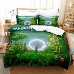 3D Prindi Imagine Dragons Albumikaane Voodipesu Komplekt Kuninga Kuninganna Suurus Tekikott Padjap&uuml;&uuml;r Tekk Poistele T&auml;iskasvanutele EU single(135x200cm)