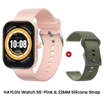 HAYLOU Watch S6 nutikell 2,01 HD-ekraaniga nutikell Bluetooth-h&auml;&auml;lek&otilde;ned IP68 Veekindel Fitnessi j&auml;lgimine Nutikell