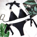 Bikini Naiste Ujumisriided Naiste Ujumisriided Kaheosaline Bikiinikomplekt Ujumisriided L