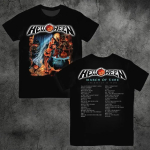 Saksa Heavy Metal Rocki B&auml;nd Helloween Tr&uuml;kitud T-s&auml;rk Street Hip-hop Suur Suurus Meeste T-s&auml;rk Trendikas Vintage Stiil Unisex Riided S mitmev&auml;rviline