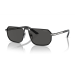 Prada ebakorrap&auml;rase kujuga p&auml;ikeseprillid dekoratiivsete sangadega Meeste p&auml;ikeseprillid Must PRA53S1BO5S0 Basic Packaging-Eyeglass Case+Box