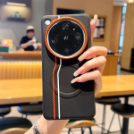 Oppo Find X9 Ultra, X9s Pro jaoks &Uuml;mbris Magnetiline S&uuml;sinikkiust Muster Vegan Nahk Kontrastv&auml;rv Pehme Silikoon TPU Tagakate OPPO Find X9 Ultra