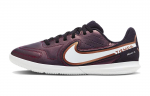 Nike Tiempo Legend 9 Club IC Libisemisvastane Polsterdus Kulumiskindel Madal Laste Jalgpallijalatsid Lilla Valge Laste DR6069-510 28