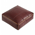 Maroko PU-nahast pouf p&otilde;randapadi &otilde;livaha nahk tikand k&auml;sit&ouml;&ouml; ottomani jalarstool futon kunstnahast t&auml;itmata padi (as the picture,40x40x15cm)