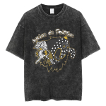 Vintage Pesemine Angine De Poitrine B&auml;ndi Kaup T-s&auml;rgid Meeste Rock Pop Muusika L&uuml;hikeste Varrukatega T-s&auml;rk Hip Hop Punk R&otilde;ivad T-s&auml;rgid L black