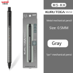 Uni KuruToga Metallist Mehaaniline Pliiats M5-KH 0,5 mm Otsik Stabiilsem Must Tehnoloogia P&ouml;&ouml;rlemine K&otilde;rge Klassi Pliiatsid Kooli Kontori jaoks