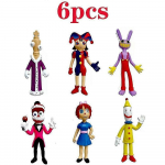 6-12 tk sarjakujukest PVC-kujukesed - The Amazing Digital Circus Anime-m&auml;nguasjad lastele 6pcs Size 8-12cm