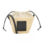 Loewe Reljeefne Plaaster Reguleeritav &Otilde;larihm T&otilde;mblukuga Sulgemine Nahast Kopp-Kott Naiste &Otilde;lakott Looduslik Must A223222X01-2165 Basic Set (Bag+Dust Bag)