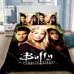 3D Prindi Buffy The Vampire Voodipesukomplekt Buffy The Vampire Slayer Tekikoti Komplekt Magamistoa Tekikoti Komplektid &Uuml;he Inimese Twin Queen King EU Single 90x200cm