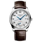 LONGINES Master Series Automaatne Mehaaniline Liikumine Sinised Terasest Osutid Meeste Kell 40mm Valge Tihvliga Terasest Korpus Alligaatorinaha Rihm L2.908.4.78.3 sinine
