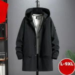 L-9XL Suuremale Kehakujule Suurtele M&otilde;&otilde;tudele V&otilde;lts Kaheosaline Pikk Tuulejakk Kevadine Meeste Jakk 8XL gray