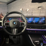 BMW XM 2024 jaoks Autoraadio GPS-navigatsioon Karastatud klaasist kaitsekile Automaailma infotainment-ekraani tarvikud gray