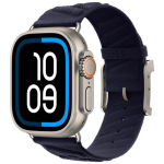 Nailonist mererihm Apple Watch Ultra 3/2 49mm 11 10 46mm 42mm jaoks En Mer Band Bleu Nuit iWatch 9 8 7 6 5 4 SE 45mm 41mm 44mm Rihm 44MM 45MM(S10-46MM) kesk&ouml;&ouml;sinine v&auml;rv