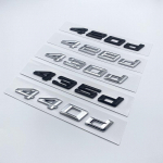 Uued Numbrid T&auml;hed 420d 428d 430d 435d 440d ABS Embleem BMW 4. Seeriale F32 F33 F36 G22 G23 Auto Pagasiruumi Nimesilt Logo Kleebis glossy black XDrive